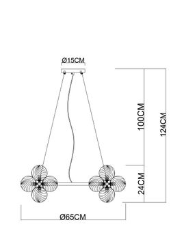 Подвесная люстра Arte Lamp