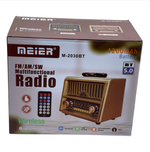 Радиоприемник Meier M-2030BT+MP3 плеер +BT RETRO