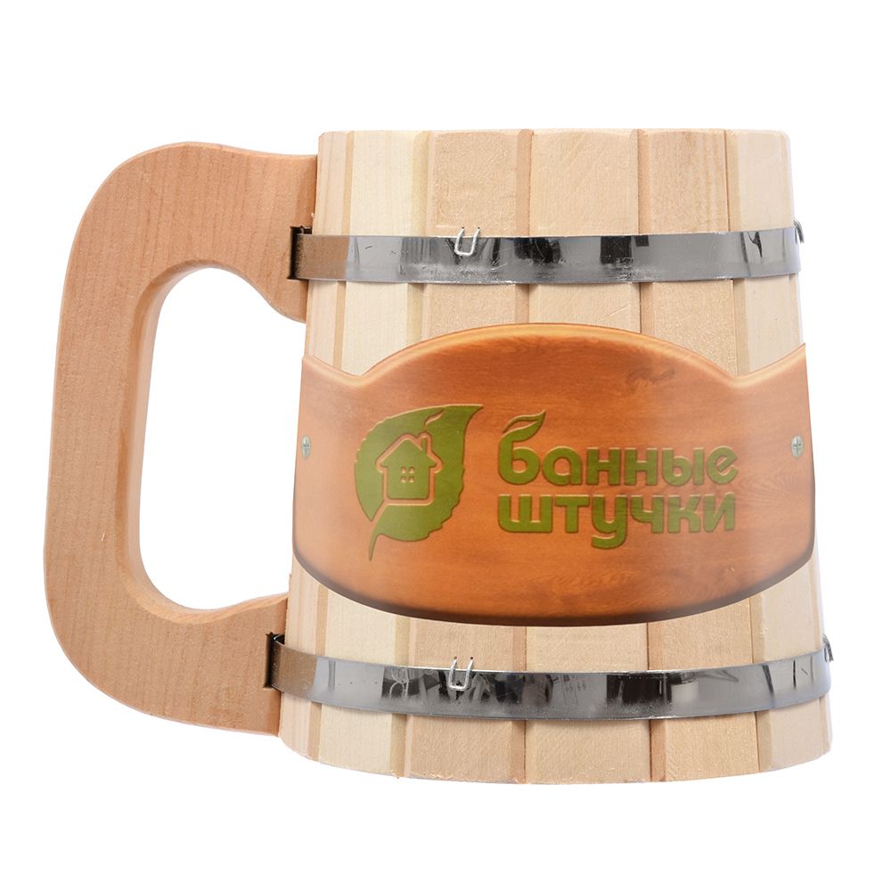 3720 КРУЖКА 0,5 Л, ЛИПА (1/5) "БАННЫЕ ШТУЧКИ"