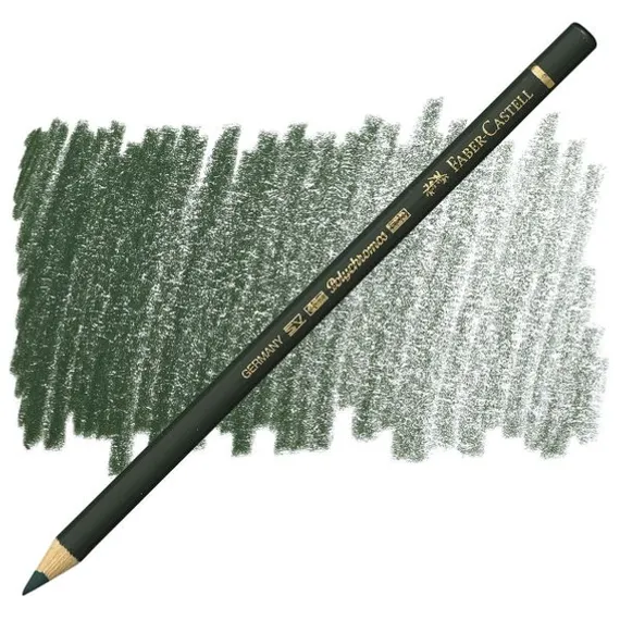 Rəngli karandaş \ Цветные карандаши Faber-Castell Polychromos Pencil - 278 Chrome Oxide Green