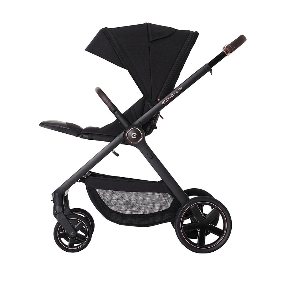 Детская коляска Espiro Only 2 в 1 2025 410 stylish black