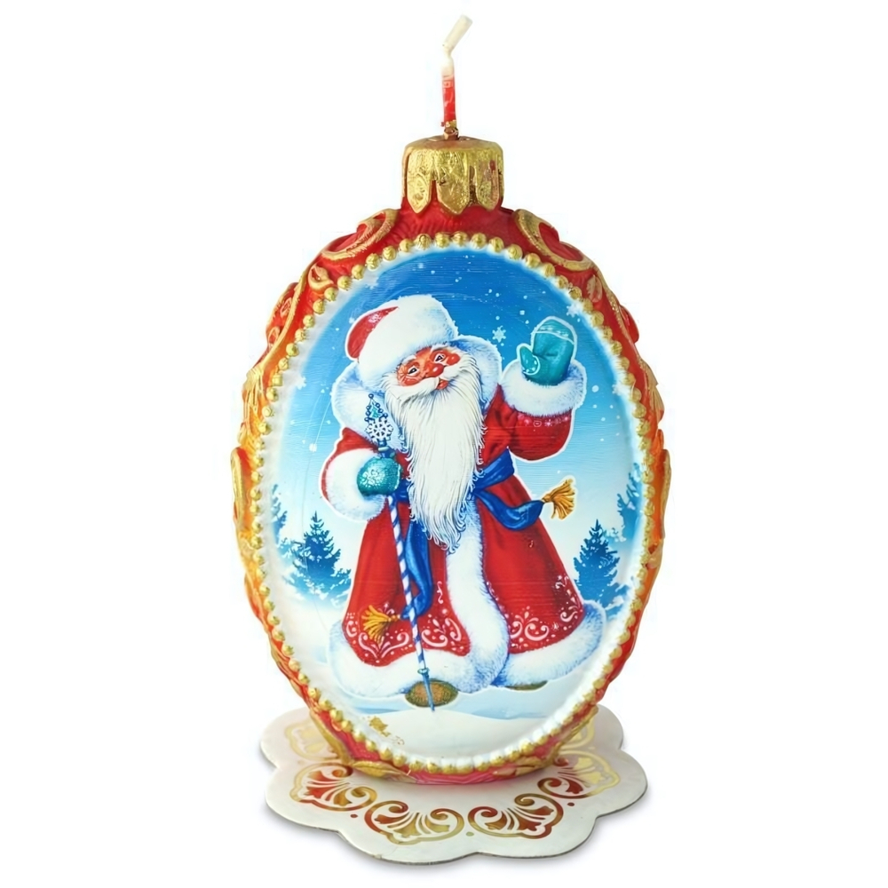 Свеча овальная "Украшение елки" 5413