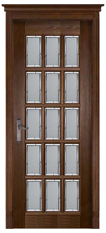Дверь межкомнатная Лондон 2 остекленная