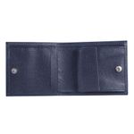Портмоне мужское BEFLER "Грейд", 125х95 мм, натуральная кожа, на кнопке, синее, РМ.22.-9