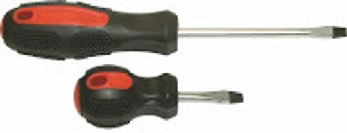Отвертка  шлицевая  3,2*  75мм   / 2-комп.ручка, CrV сталь, магн.након-к  (888)  6470132