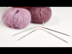 СПИЦЫ ЧУЛОЧНЫЕ ГИБКИЕ, СУПЕРГЛАДКИЕ ADDICRASY TRIO UNICORN LONG, 30 см