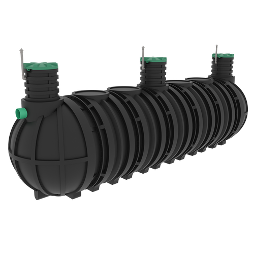 Ливневое очистное сооружение Мультпласт Модуль ЛОС 35(9150x2400x2400см;1825кг;) - арт.561663