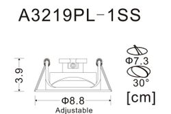 Точечный встраиваемый светильник Arte Lamp