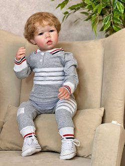 Кукла Реборн мягконабивная 70см в пакете (FA-347)