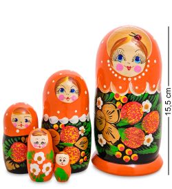 Народные промыслы МР-27/21-E Матрешка 5м «Настюша» ср.