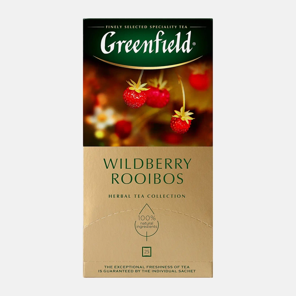 Чай травяной Greenfield Wildberry Rooibus 25пак
