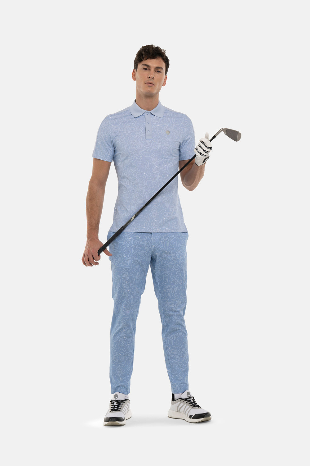 Мужское поло HYDROGEN GOLF FIELDS TECH POLO (GL0007)