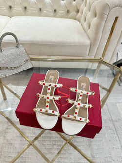 Valentino Rockstud Slide Sandal (3 colors)