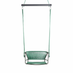 Качели плетеные Scab Design Lisa Swing, антрацит, ментоловый