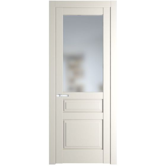 Межкомнатная дверь эмаль Profil Doors 3.5.3PD перламутр белый стекло матовое