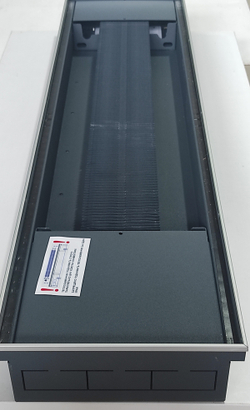 Внутрипольный конвектор Usual KVZ 250-85-1100 с естественной конвекцией