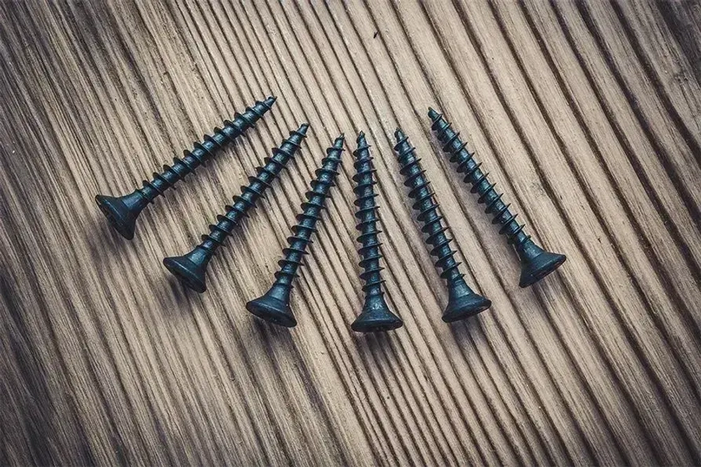 Саморез по дереву 3.5х40мм 100 штук черный