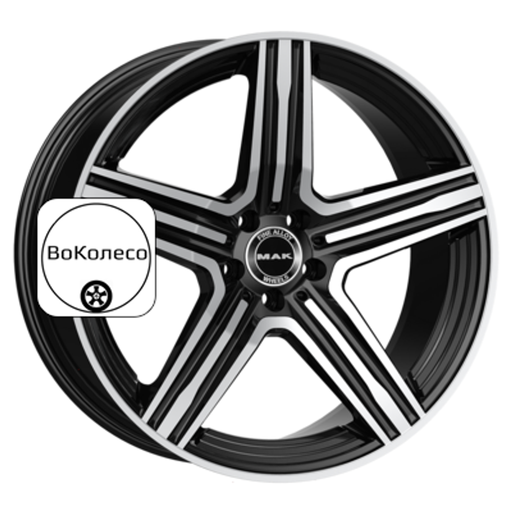 11x21/5x112 ET38 D66,6 Lewis-D Black mirror MAK