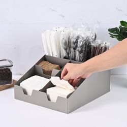 Станция диспенсер для кофейных аксессуаров 28*31*16 см нерж. P.L. Barbossa