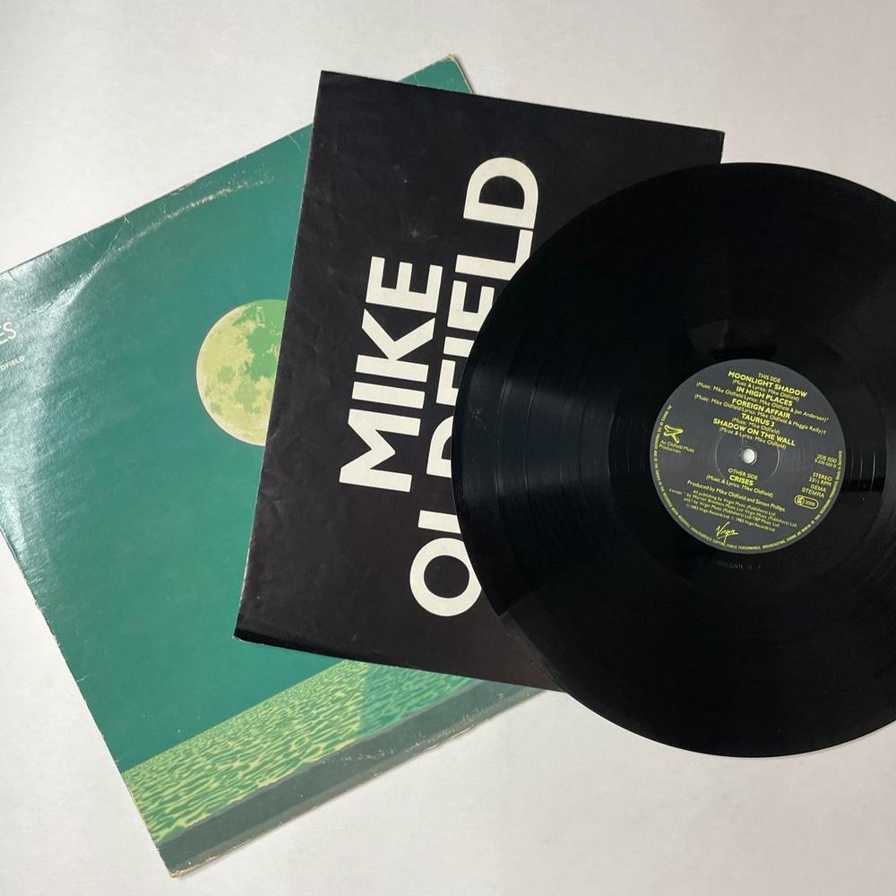 Винтажная виниловая пластинка LP Mike Oldfield Crises (Germany 1983)