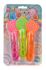 Мыльные пузыри Леденец 3шт 13, 5см, блистер 6029