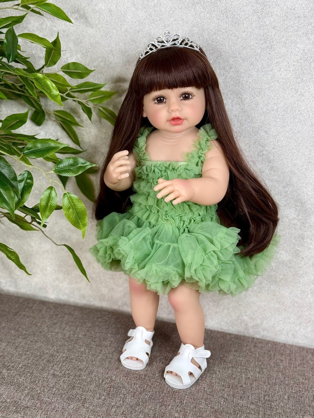 Кукла Реборн виниловая 55см в пакете (FA-567)