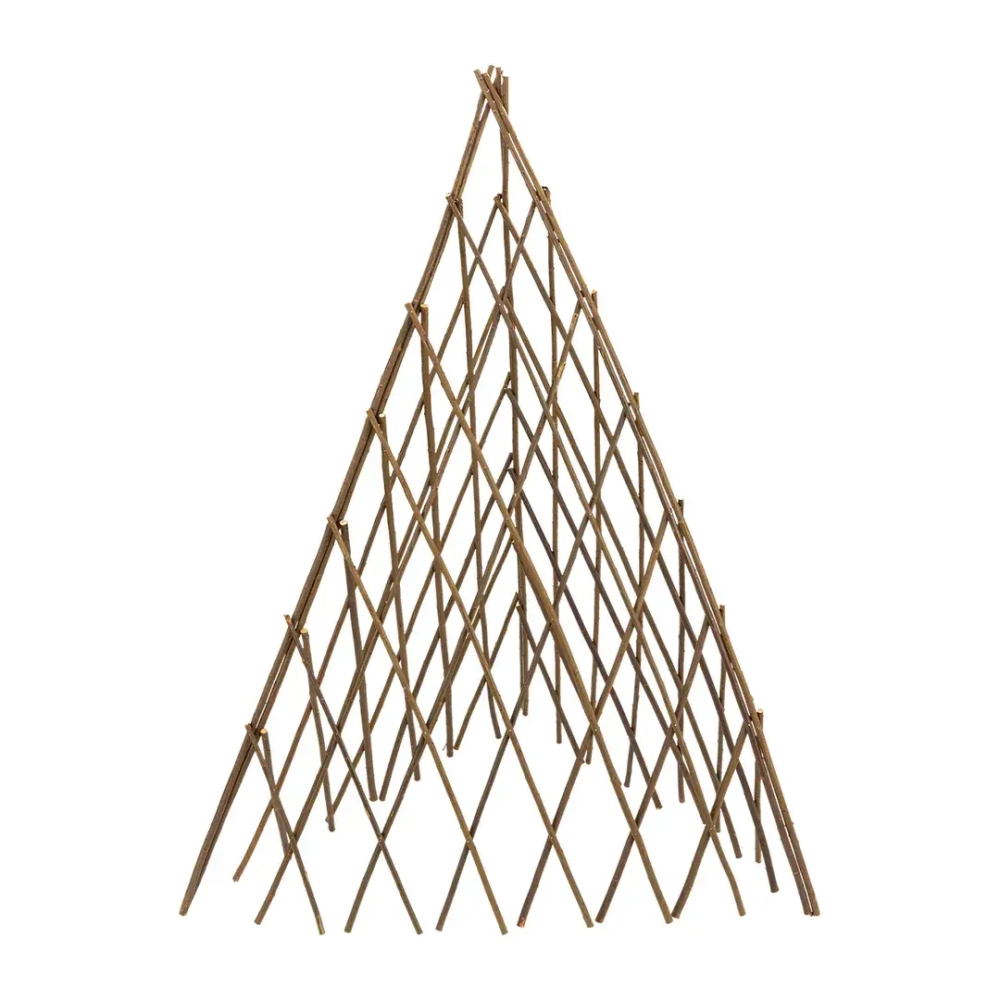 Опора ''конус''для растений декоративная плетеная (дерево, высота120см) WMC TOOLS WMC-TG6104015