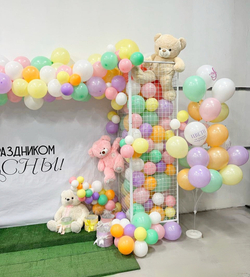 Оформление праздничной фото-зоны. Услуга по оформлению