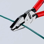 Плоскогубцы комбинированные особой мощности черненые 225 мм Knipex 02 01 225