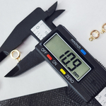 Бейл позолота, р-р 8×10мм, люкс фурнитура, штучно