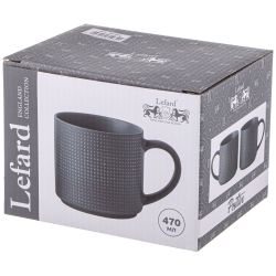 КРУЖКА "BREAK TIME" 470 МЛ СЕРАЯ