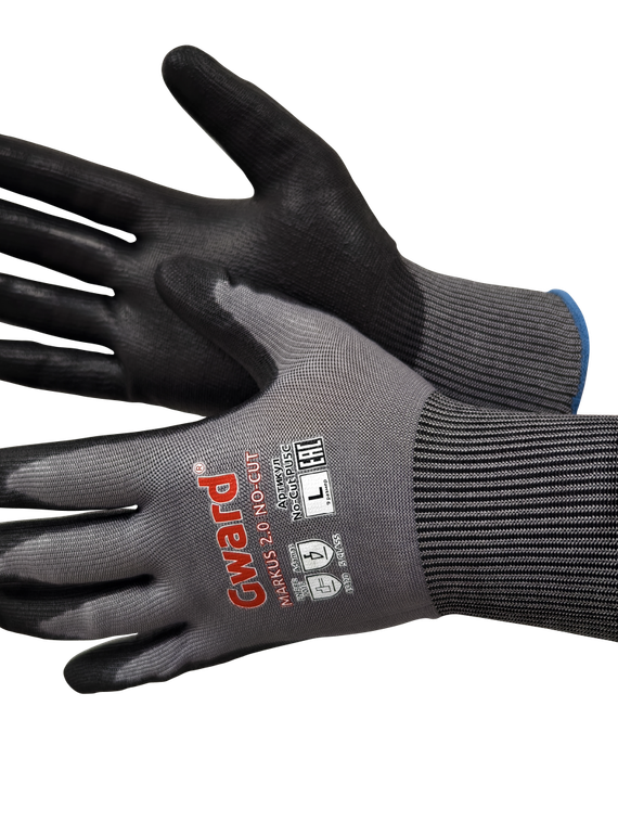 Перчатки Gward No-Cut Markus 2.0 из ADAMAS-волокна с полиуретановым покрытием