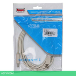 Кабель Buro USB2.0-AM/BM-3 серый