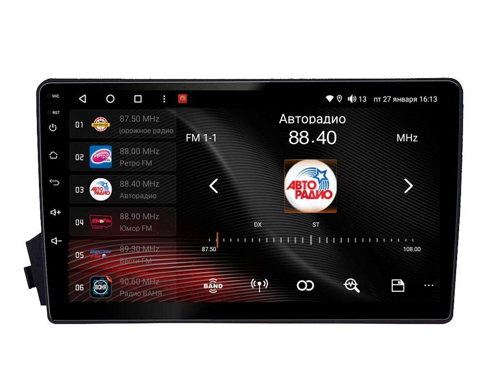 Магнитола для SsangYong Actyon 2005-2010, Kyron, Actyon Sports 2006-2016 - Vaycar VA69-0158 на Android 13, 8-ядер, 2Гб-32Гб, 4G SIM-слот
