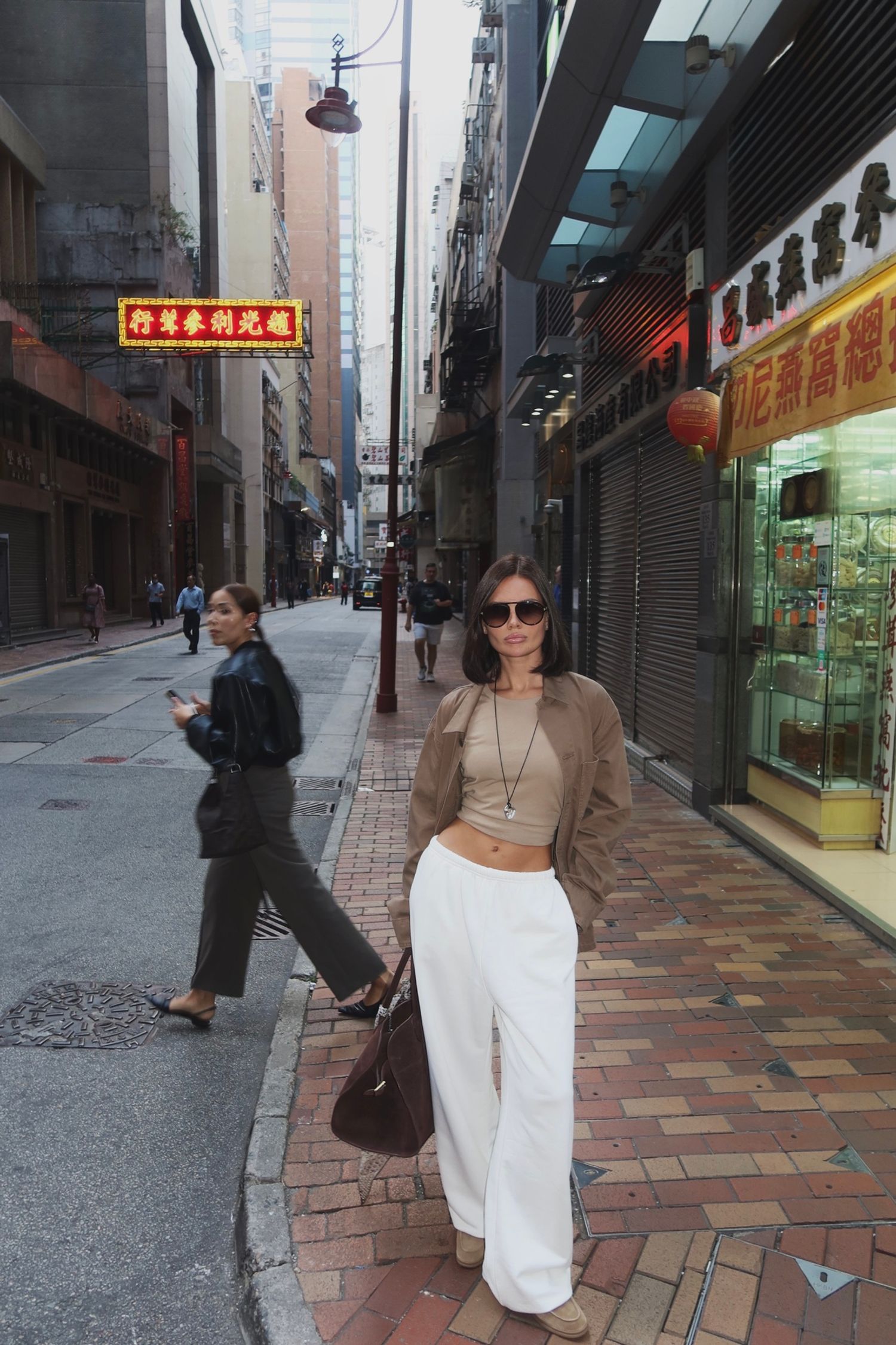 брюки introvert, молочный