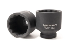 Головка ударная глубокая 1'', 65мм (12гр.) FORCEKRAFT FK-48810065
