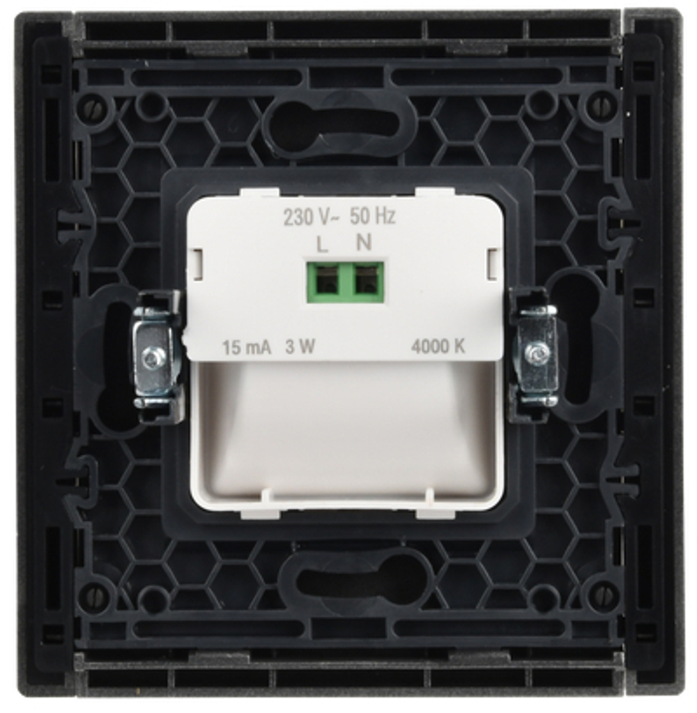 FORTE&PIANO Подсветка LED встраиваемая FP557 сталь IEK