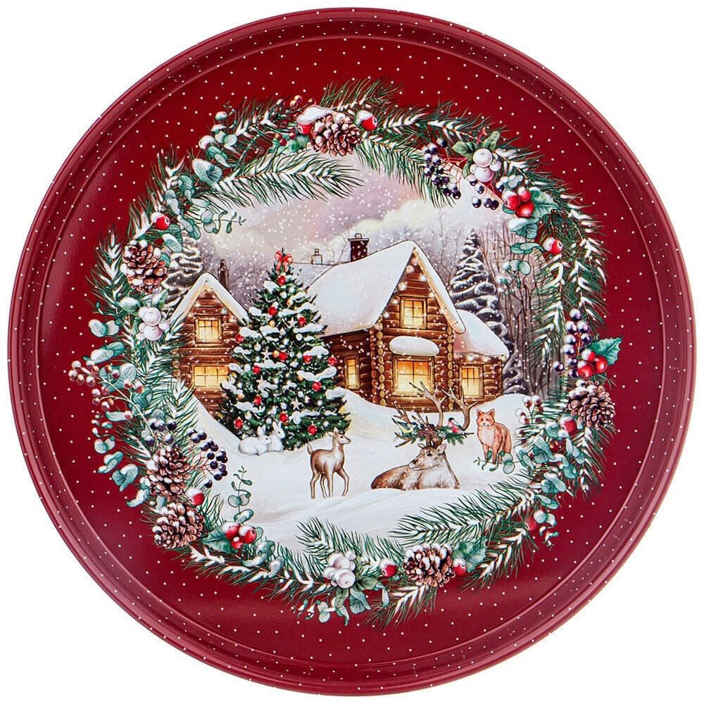 Поднос сервировочный &quot;Новый год&quot; 33*2,1см, 898-132