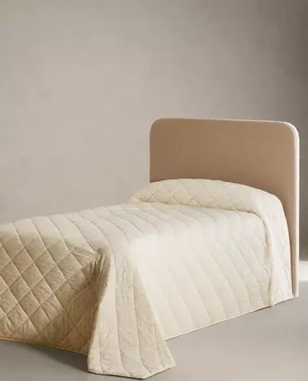 ZARA HOME ДЕТСКОЕ ЛОСКУТНОЕ ОДЕЯЛО С ПРИНТОМ, ЭКРЮ