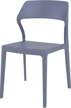 Стул пластиковый Snow серый