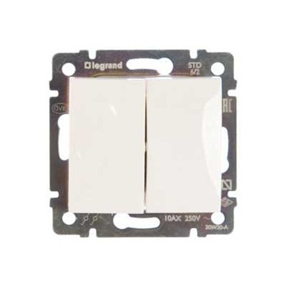 Legrand выключатель 4405 с рамкой 1 белый