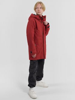 Куртка подростковая для юноши LIMAN NORPPA красная глина