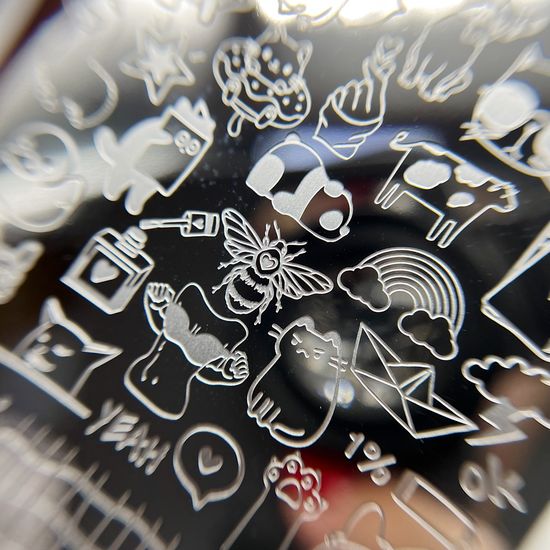 Пластина для стемпинга Enigma Stamping №019