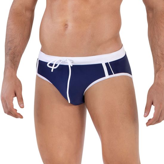 Мужские плавки темно-синие Clever Moda SERENE SWIMSUIT BRIEF 162408