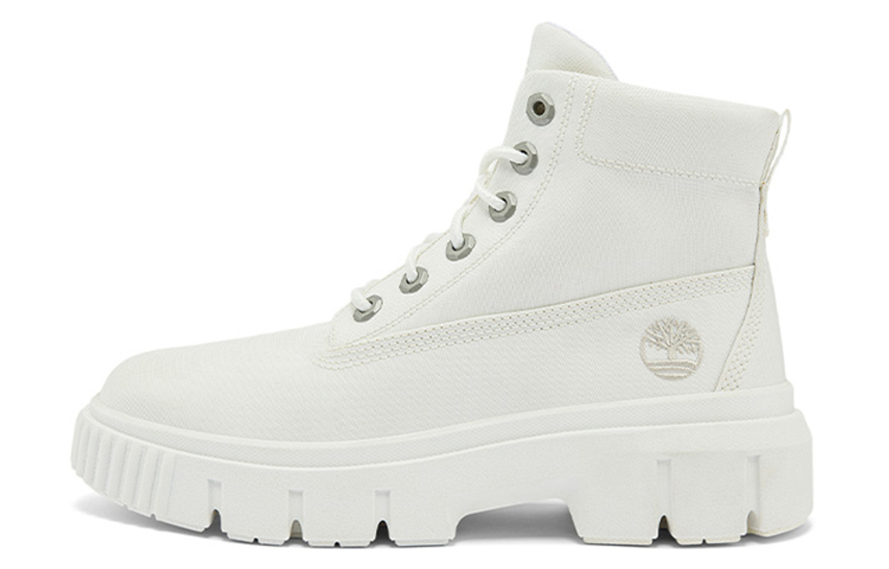 Timberland Greyfield Canvas Boot "White" Women"s