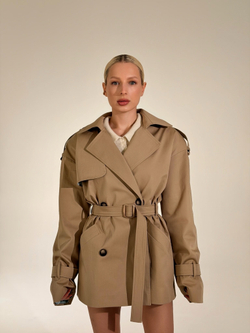 Укороченный тренч THE SAINT (СЕЙНТ)