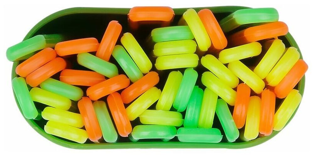 Счетные палочки СТАММ (50 штук) многоцветные, в пластиковом пенале, СП04