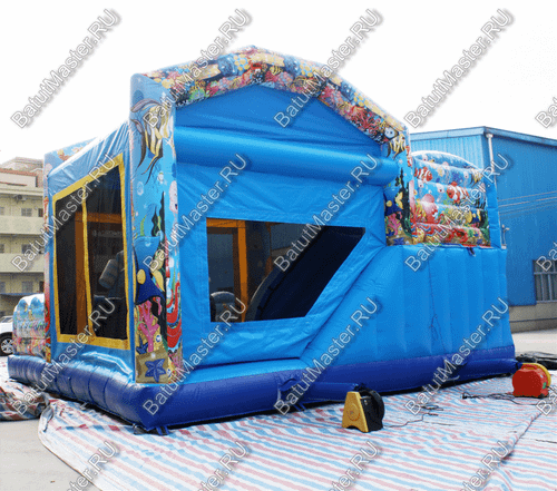 Коммерческий надувной батут "Немо" 8*7*6 м