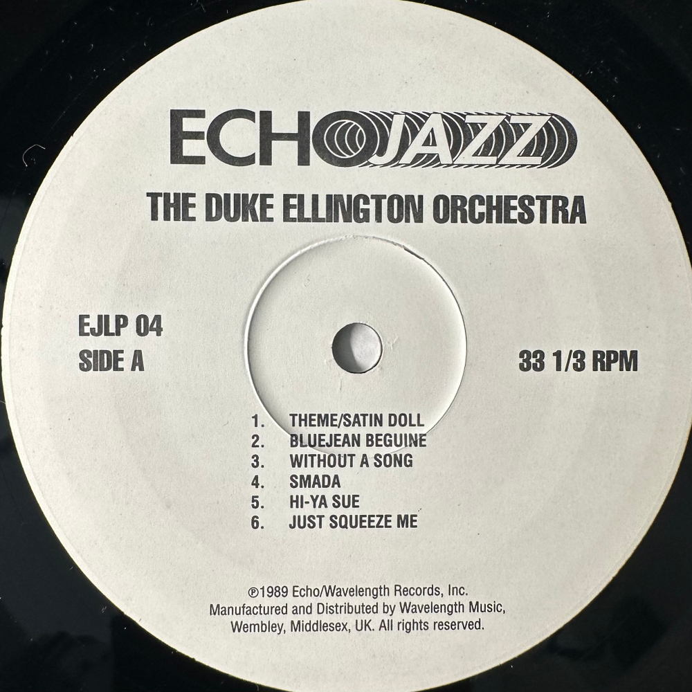 The Duke Ellington Orchestra ‎– The Duke Ellington Orchestra (Англия 1989г.)
