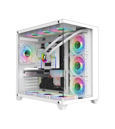 1STPLAYER MEGAVIEW MV8-TP White / ATX / MV8-TP-WH